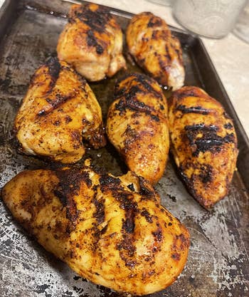 reviewer photo of grilled chicken
