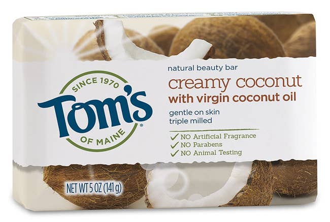 Image of the creamy coconut bar of soap