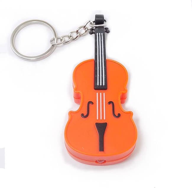the violin keychain