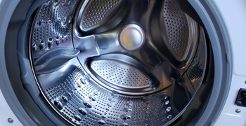 reviewer image of inside of washing machine after it was cleaned with affresh tablets