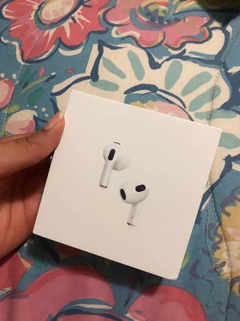 the airpods in its packaging