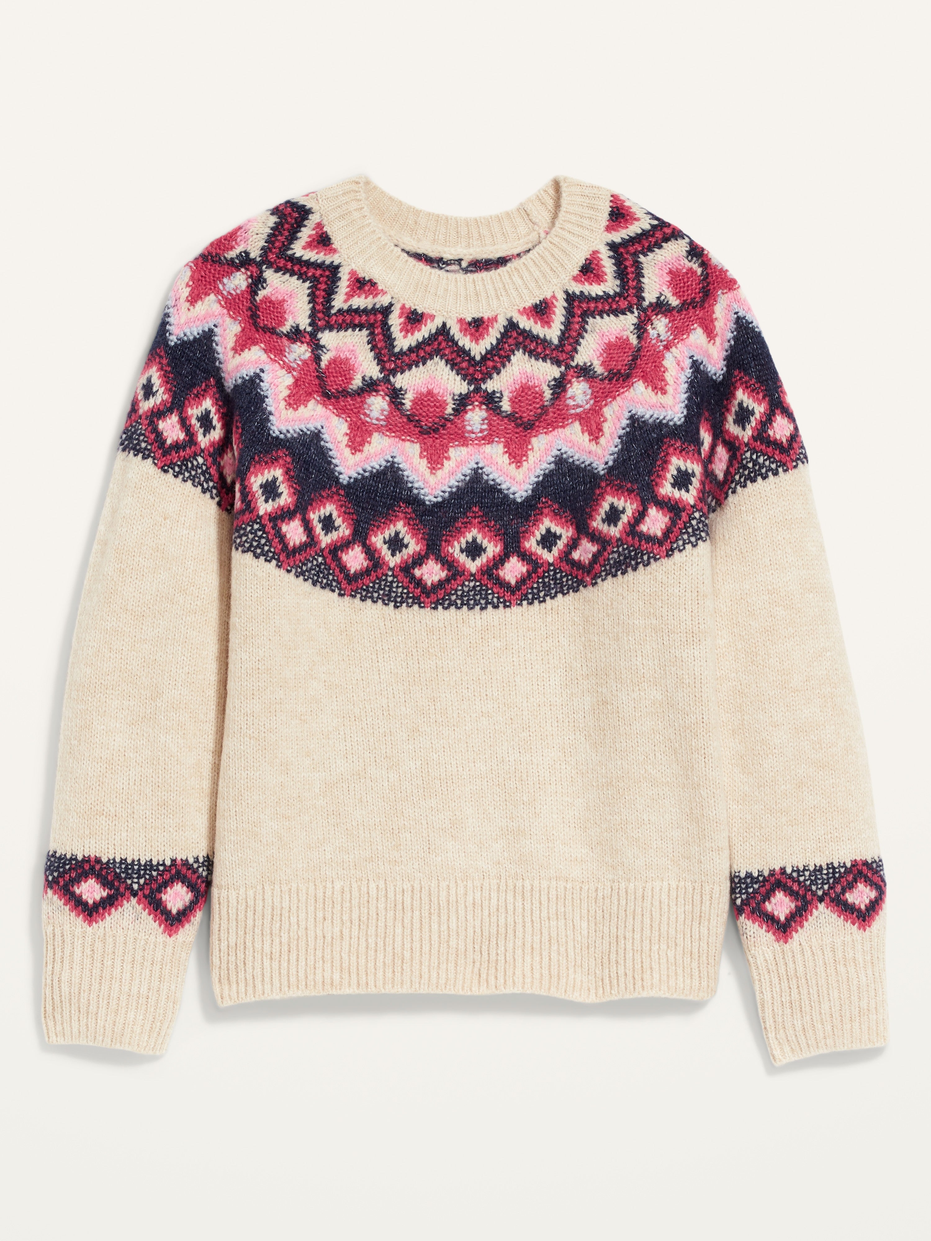 Women's patterned sweater
