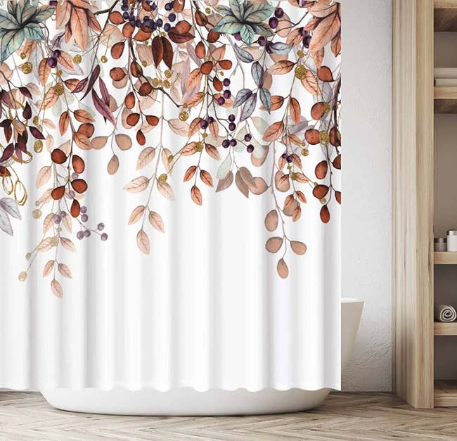 the watercolor shower curtain