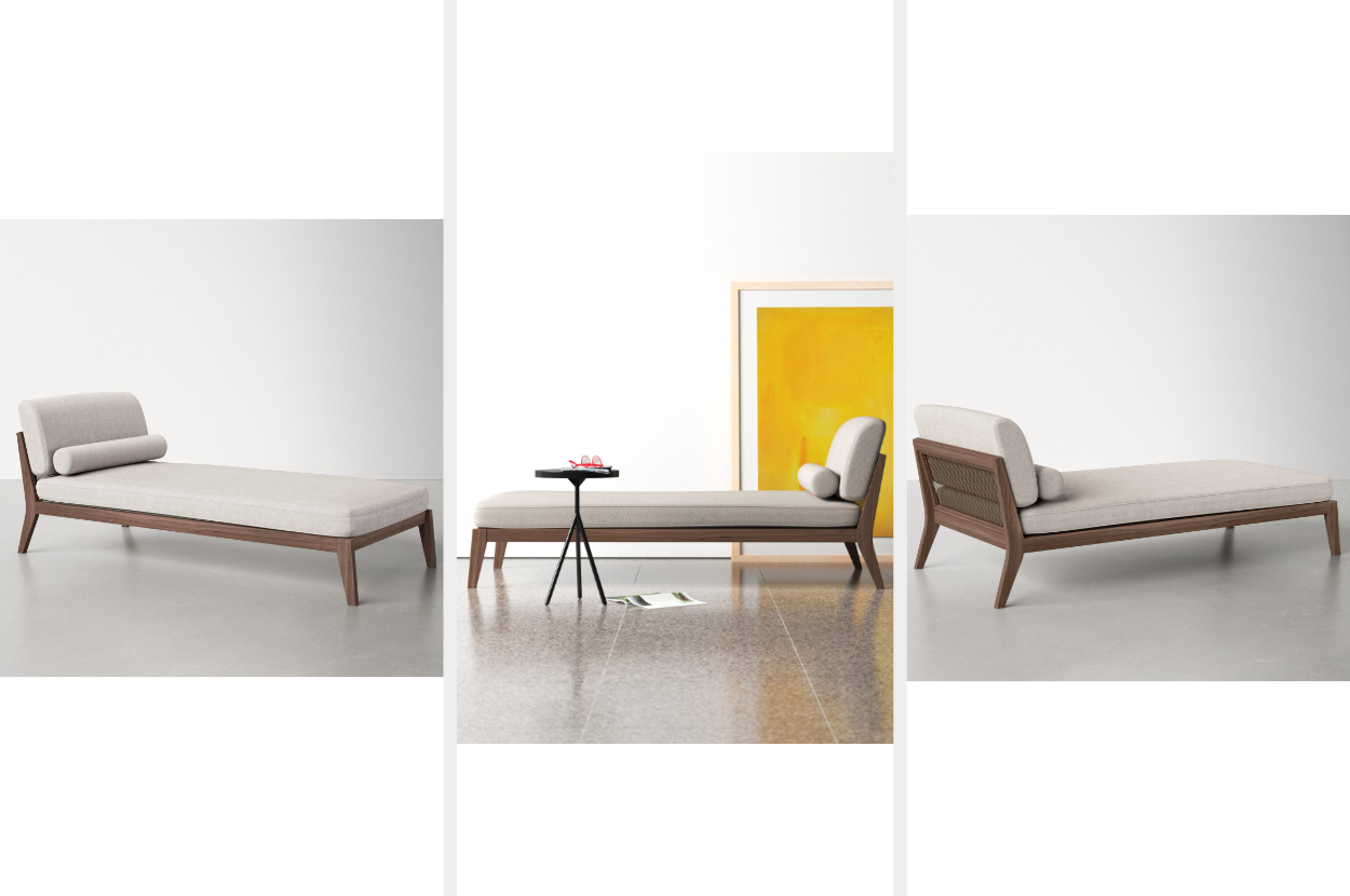 minimalist chaise lounge