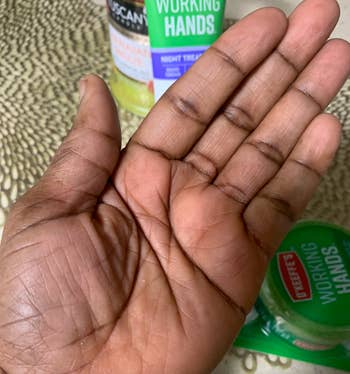 reviewer after photo for the working hands cream