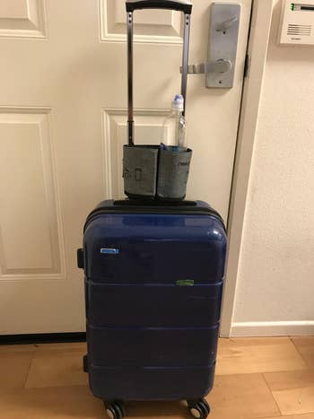 reviewer representation  of the cupful  caddy mounted connected  a suitcase