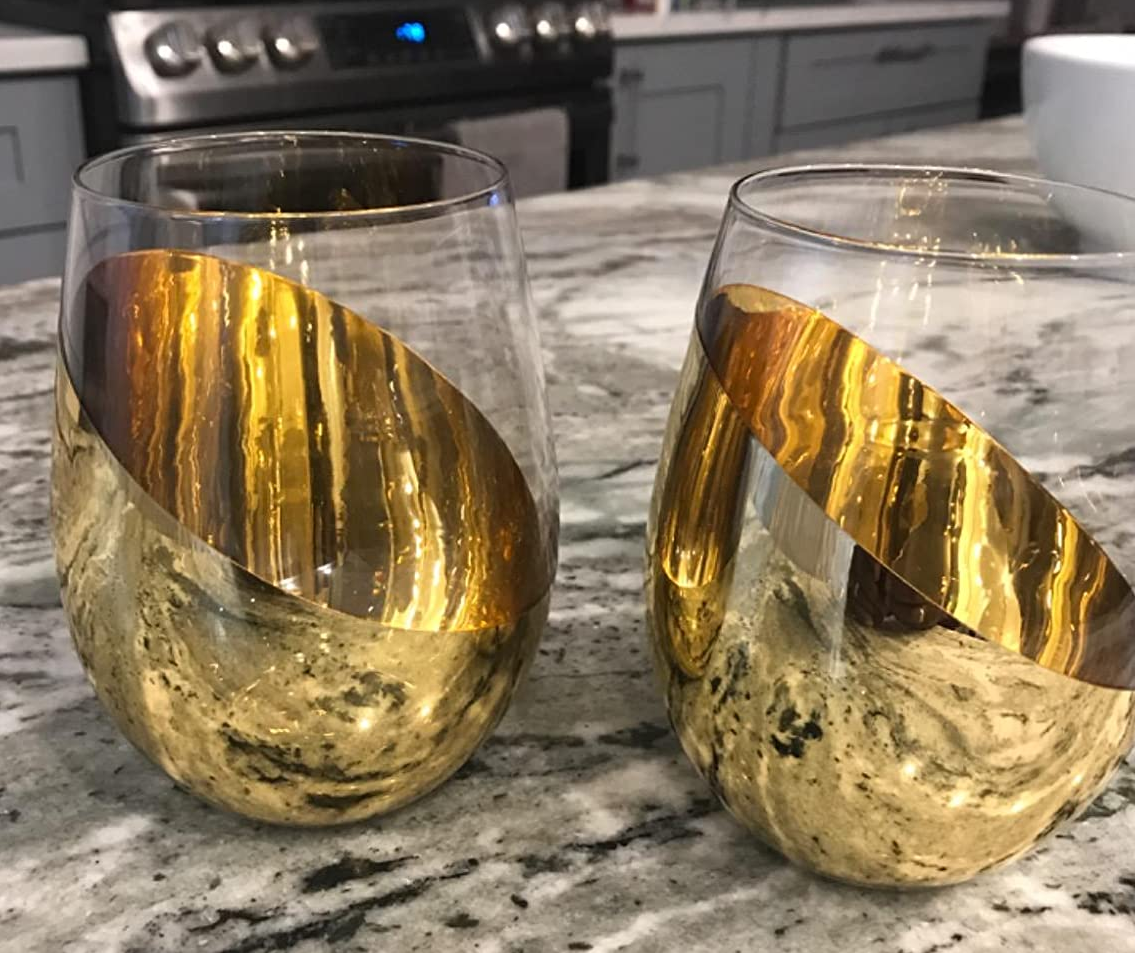On the search for pretty wine glasses. Love these Fiorella from  Anthropologie. Any similar suggestions? : r/wine