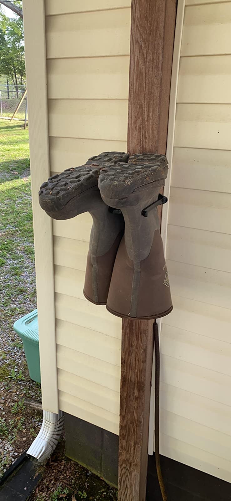 Natural Wood Short Boot Hooks