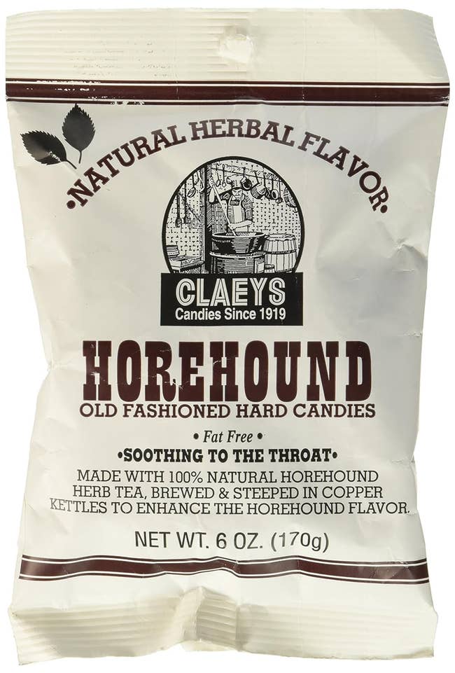 A pack of Claeys Old Fashioned Hard Candy,