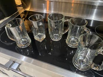 The reviewer's glassware crystal clear after washing in the dishwasher