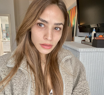 reviewer after using soap brow kit on eyebrows