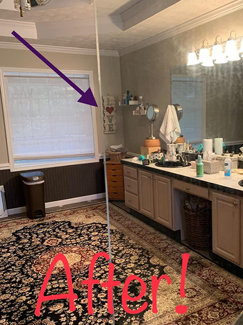 after photo of the same door looking crystal clear