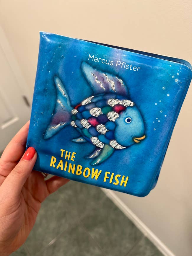 a rainbow fish bath book
