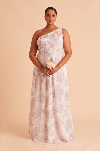 another model in the pink and white floral print gownhttps://www.birdygrey.com/products/kira-dress-curve-blush-bouquet