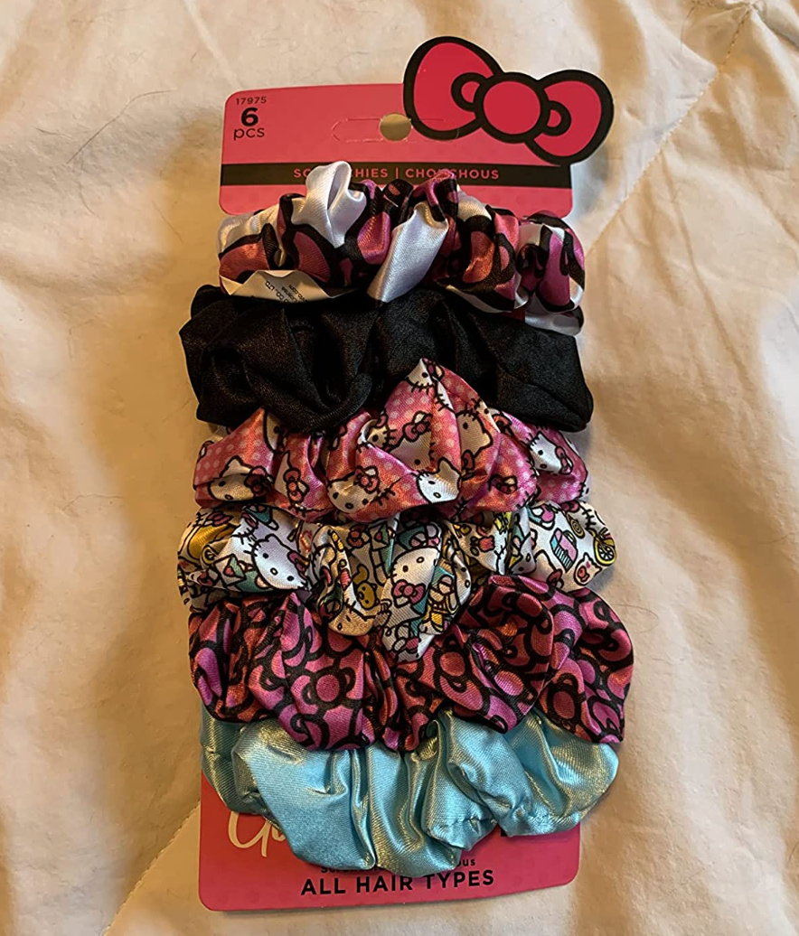 Reviewer photo of the scrunchies