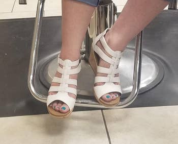 close up of the achromatic gladiator wedges connected a reviewer