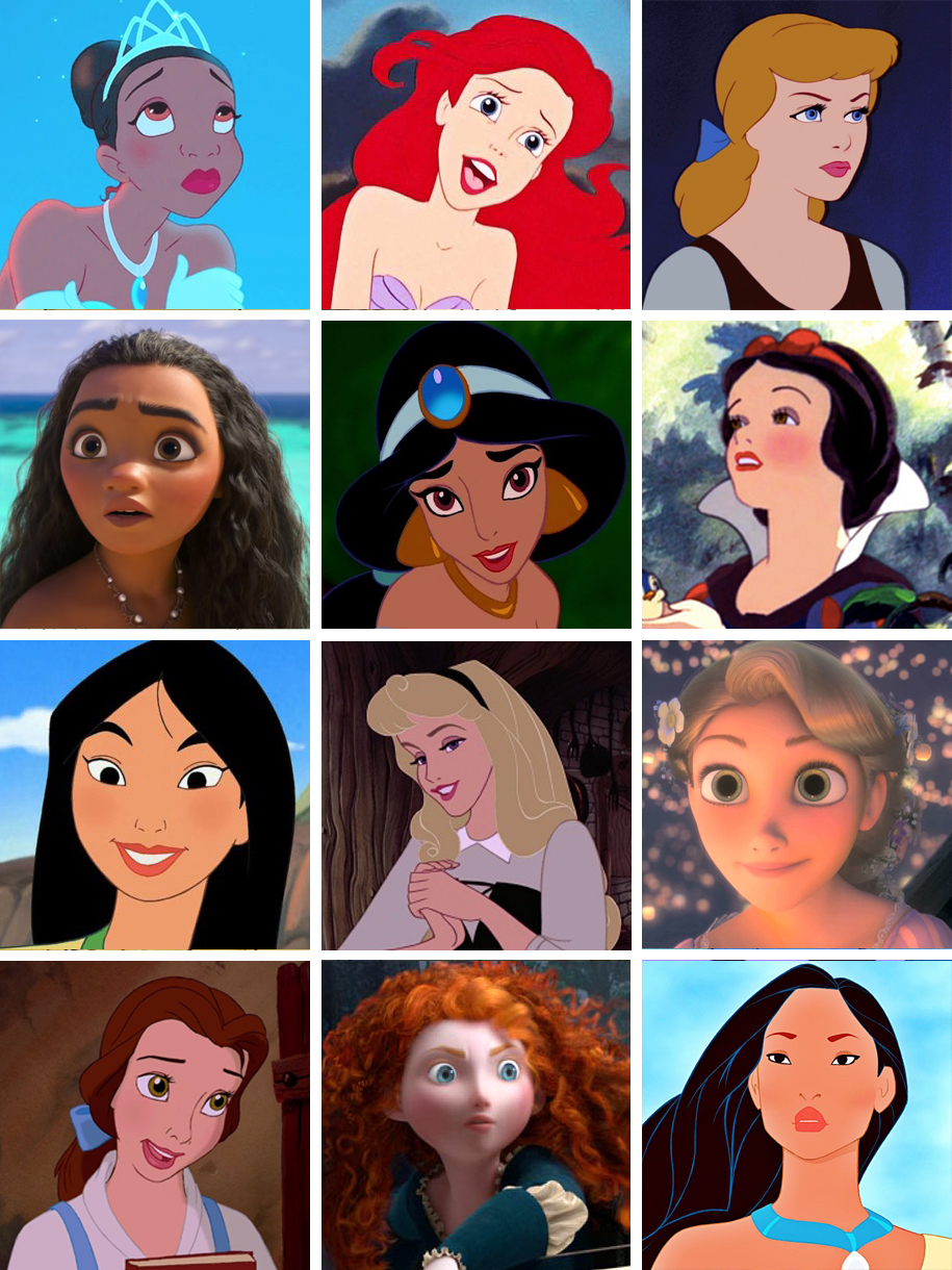 disney princess guess who