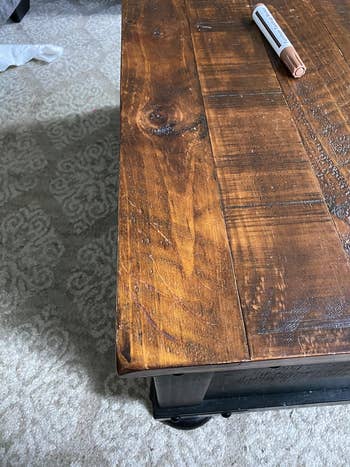 the scratches are present gone