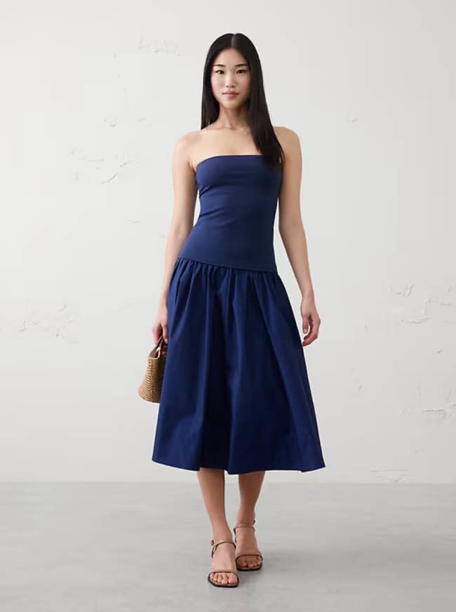 slim fit dress slacks Elegant Midi Dress for Effortless Style