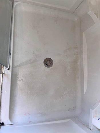before reviewer image of a dirty shower