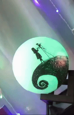 Silhouette of Jack Skellington from 