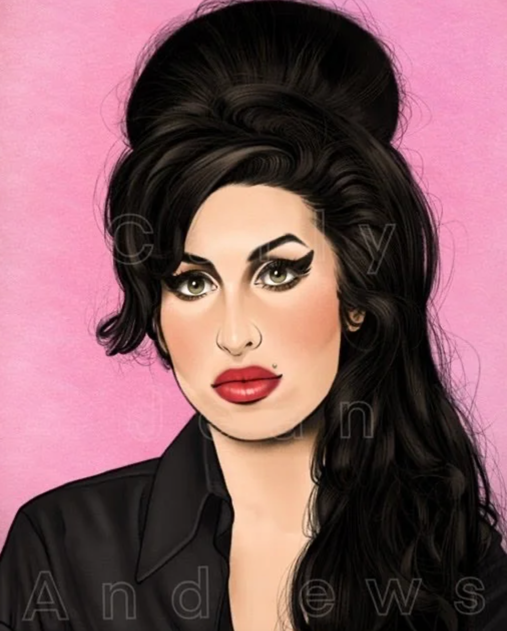 print of amy winehouse