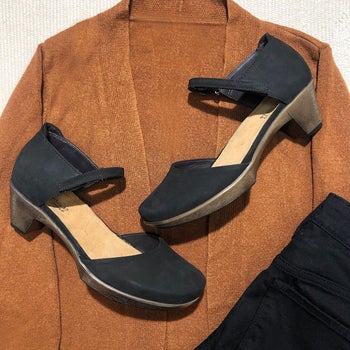 Image of black Mary Jane shoes