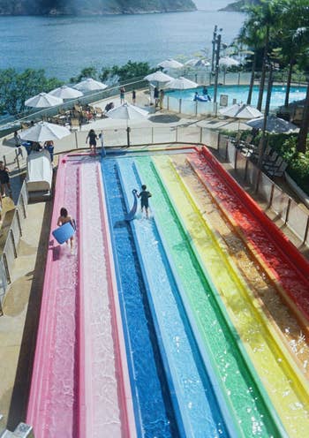 A photograph of a h2o descent taken utilizing the camera