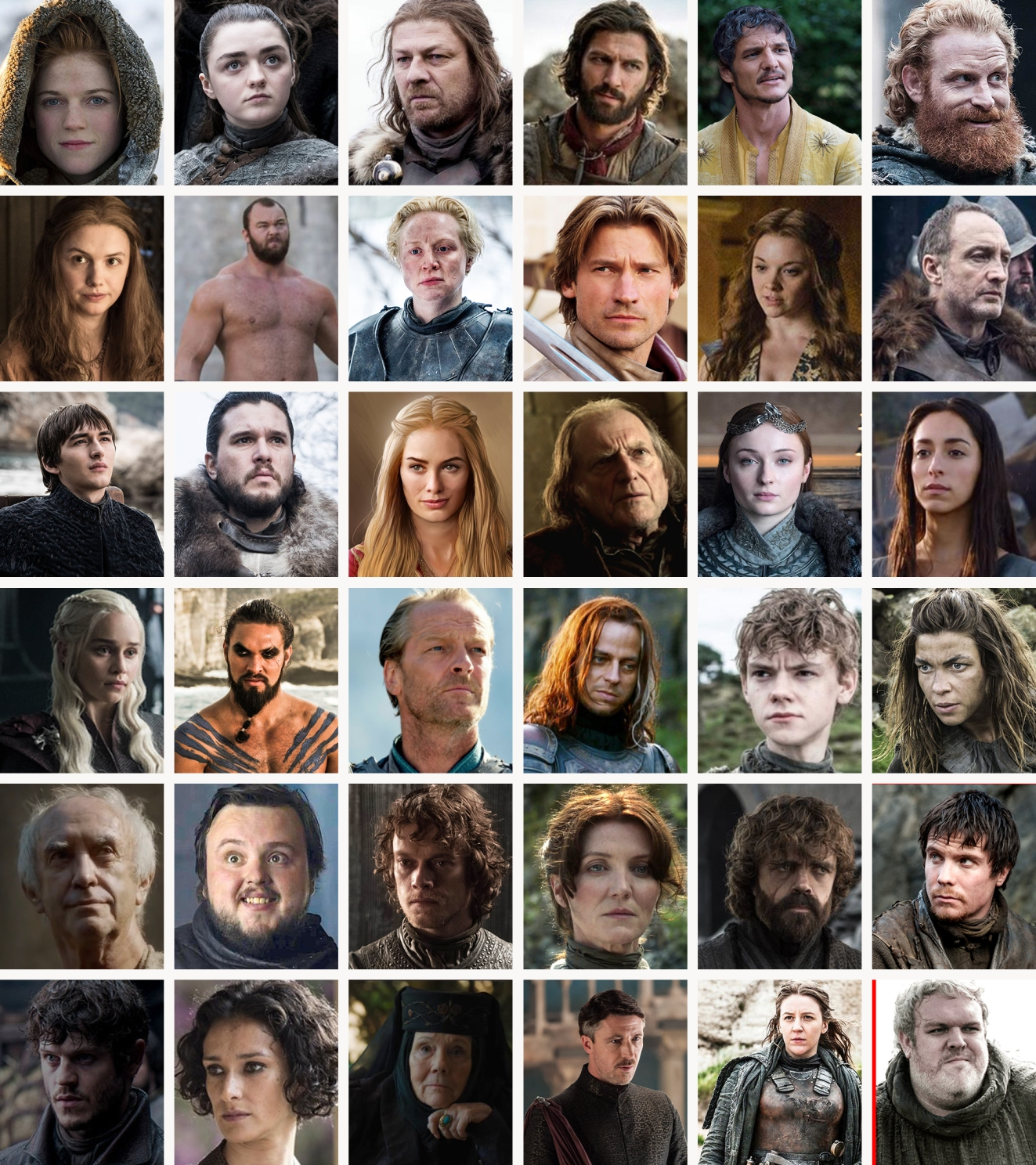 game of thrones character list old