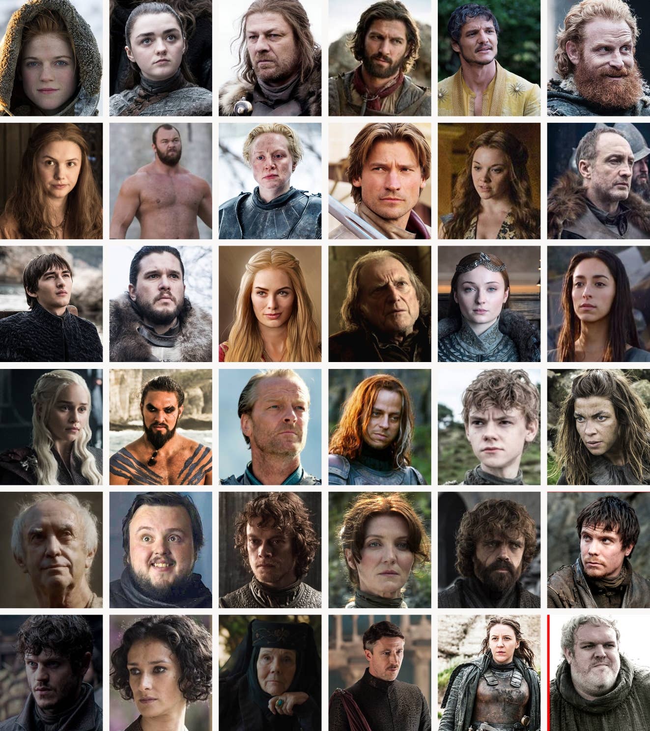 Best Game of Thrones Characters