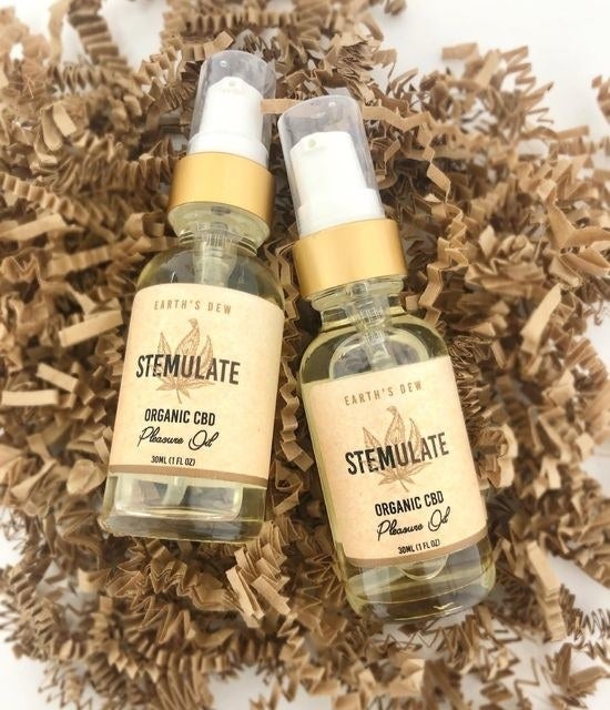 Bottles of serum on paper