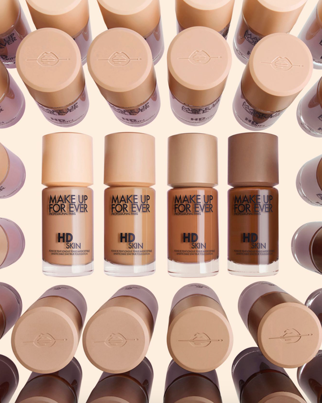 the many shades of make up forever foundation