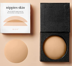 Beige nipple covers in a case 