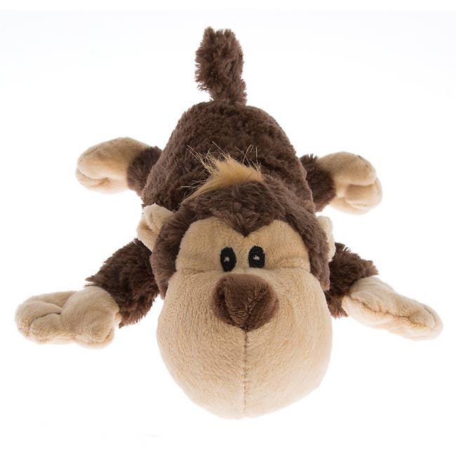 A brown and tan monkey toy