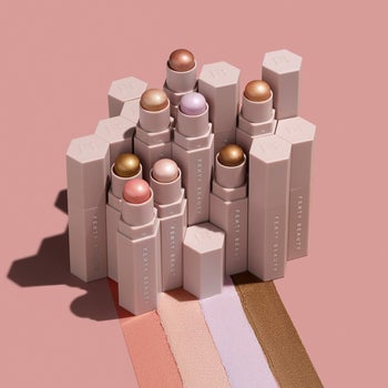 all the skinsticks uncapped and laid out