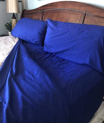 Reviewer image of blue sheets