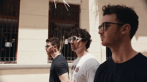 gif of the jonas brothers in chasing happiness