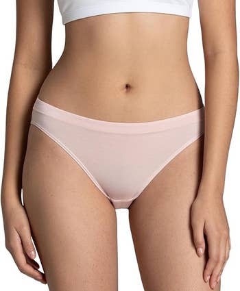 model wearing the underwear