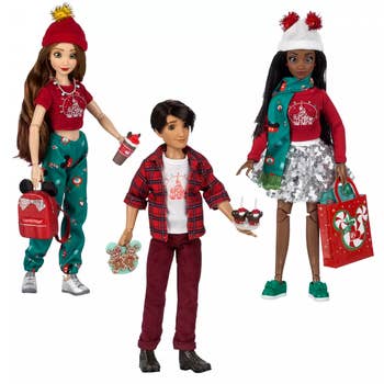 a holiday set of ILY 4EVER dolls