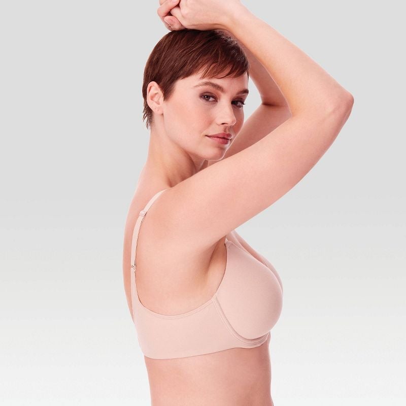 Buy Beautyline Non-Padded Non-Wired Transparent Cotton T-Shirt Bra (White,  28) at