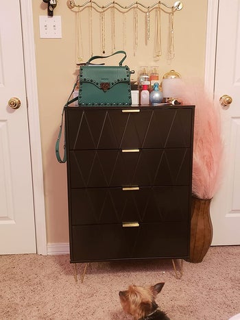 reviewer photo of black small dresser