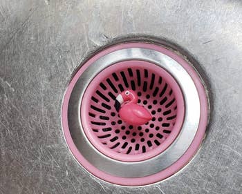 the flamingo version in a different reviewer's drain