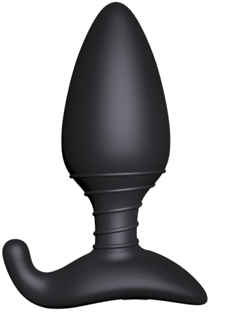 Black anal plug spinning