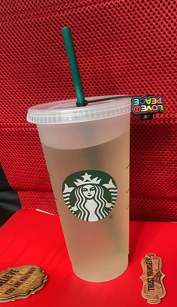 the same straw cap cover popped off so the straw is accessible