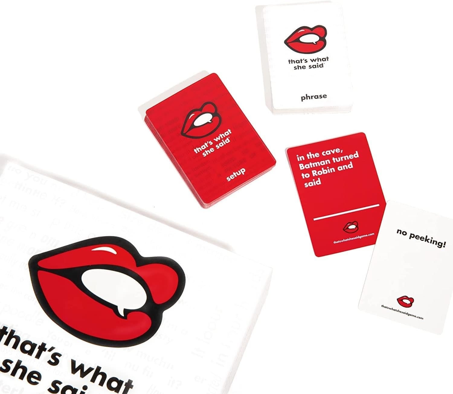 the game and an example card
