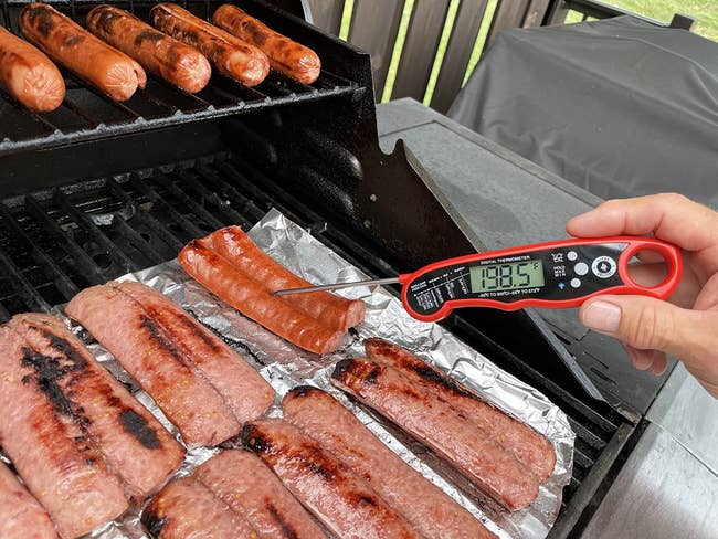 Temp For Sausages On Grill