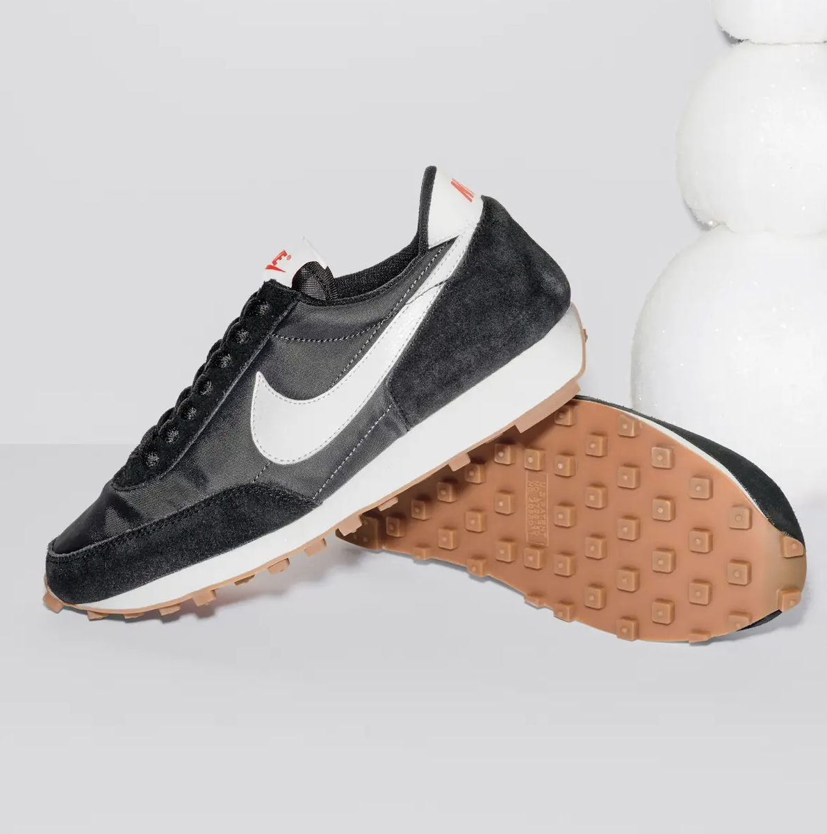 the black sneakers