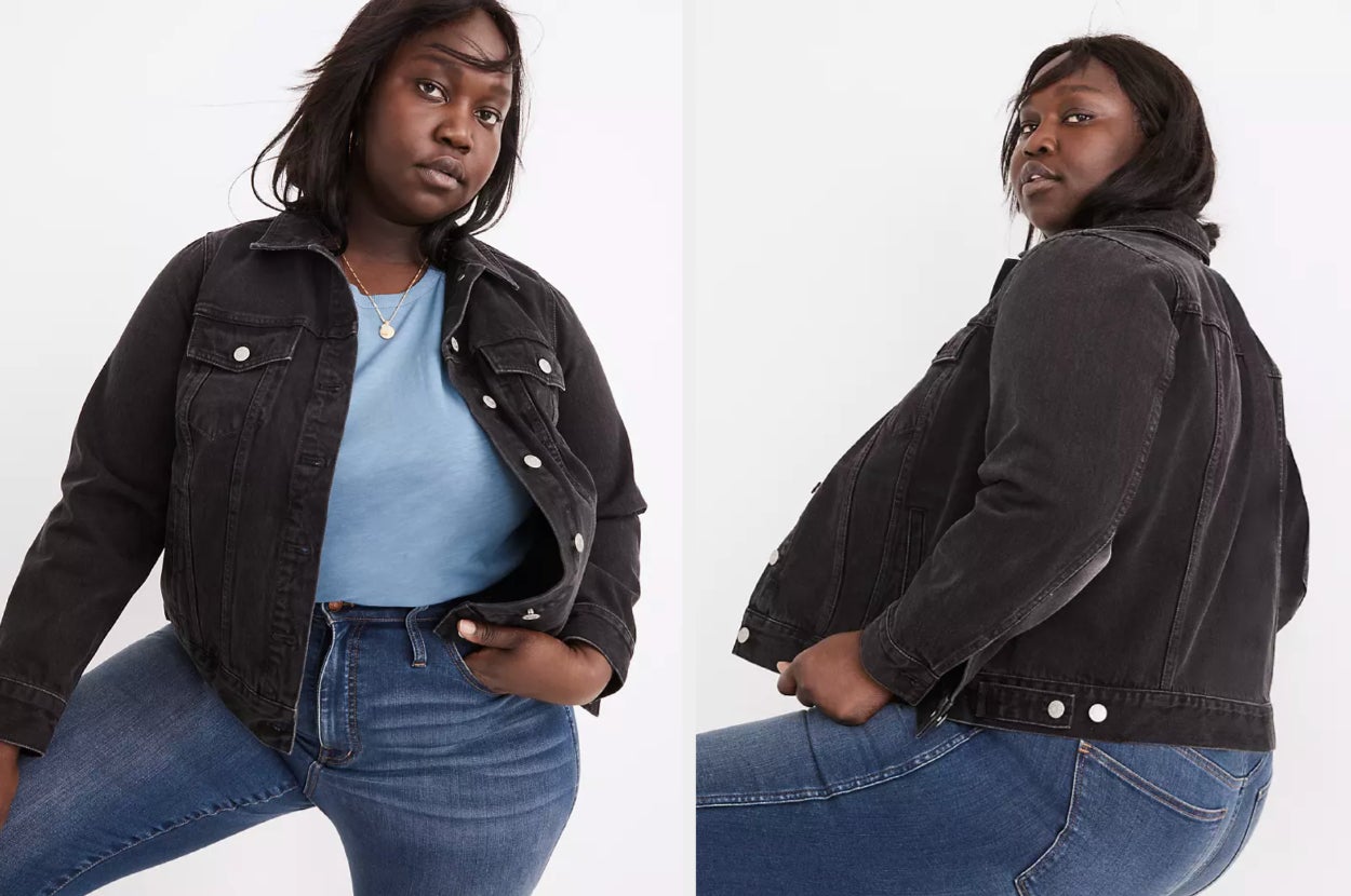 Kollega jurist Relaterede 28 Best Black Jean Jackets That Never Go Out Of Style