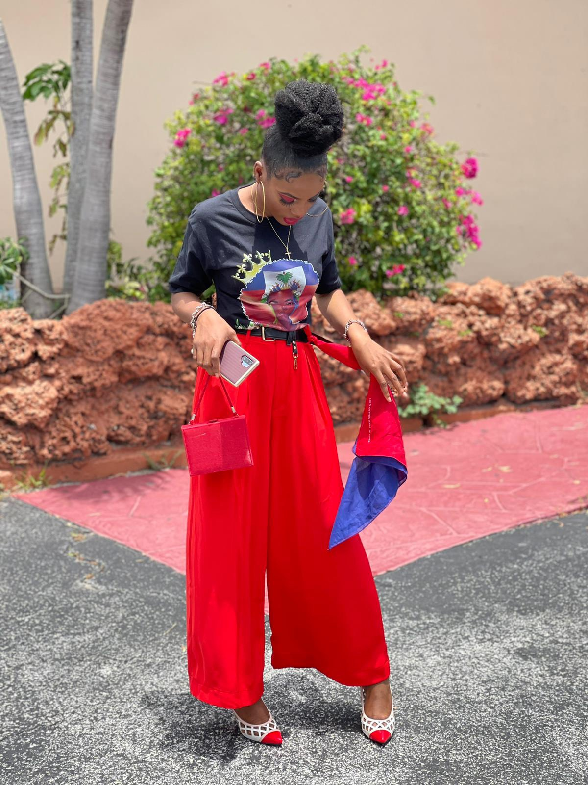 reviewer successful  the reddish  flowy palazzo pants