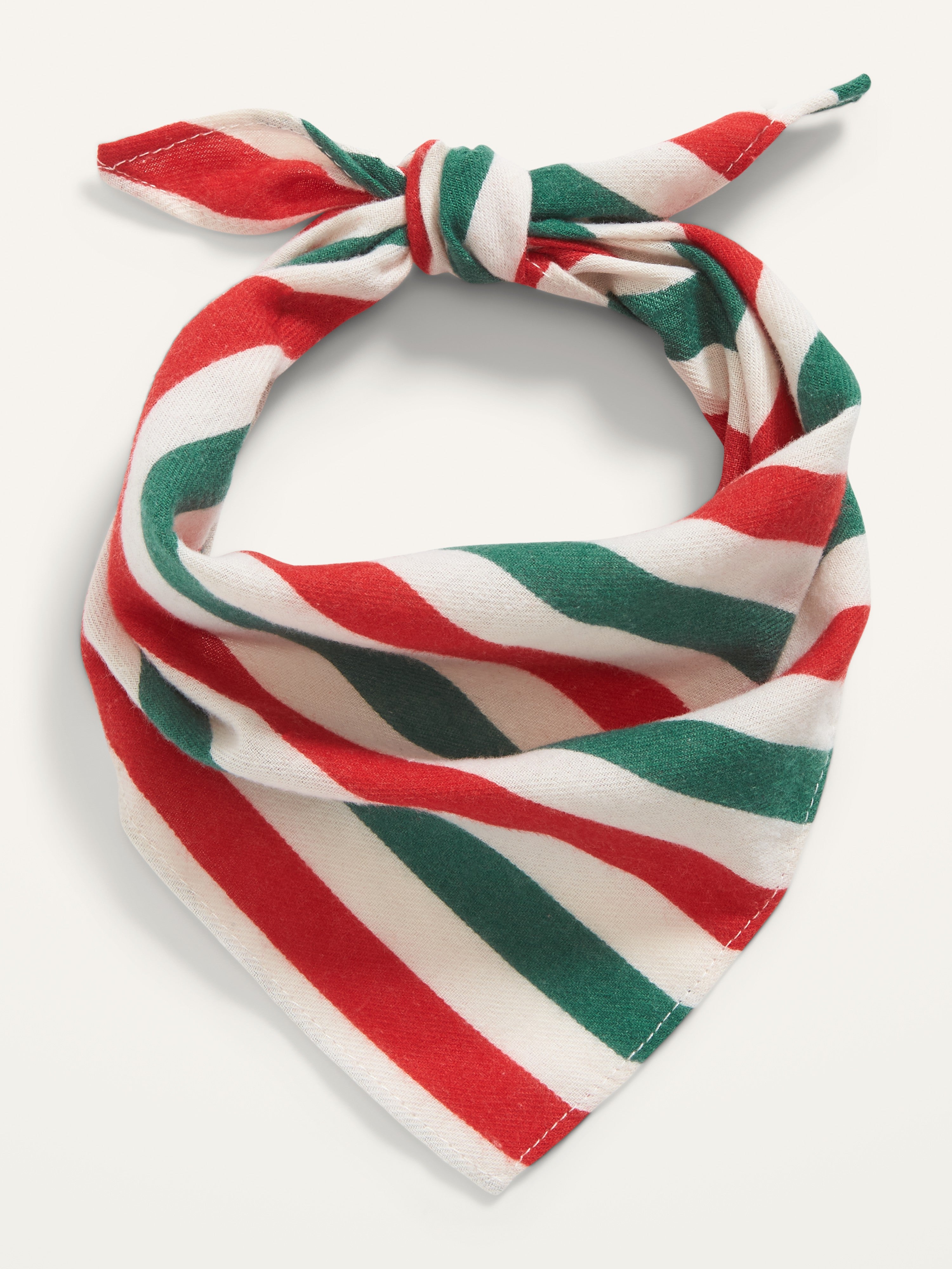 Striped pet bandana
